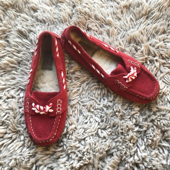 UGG Shoes - Ugg "Genoa" Candy Cane Moccasins